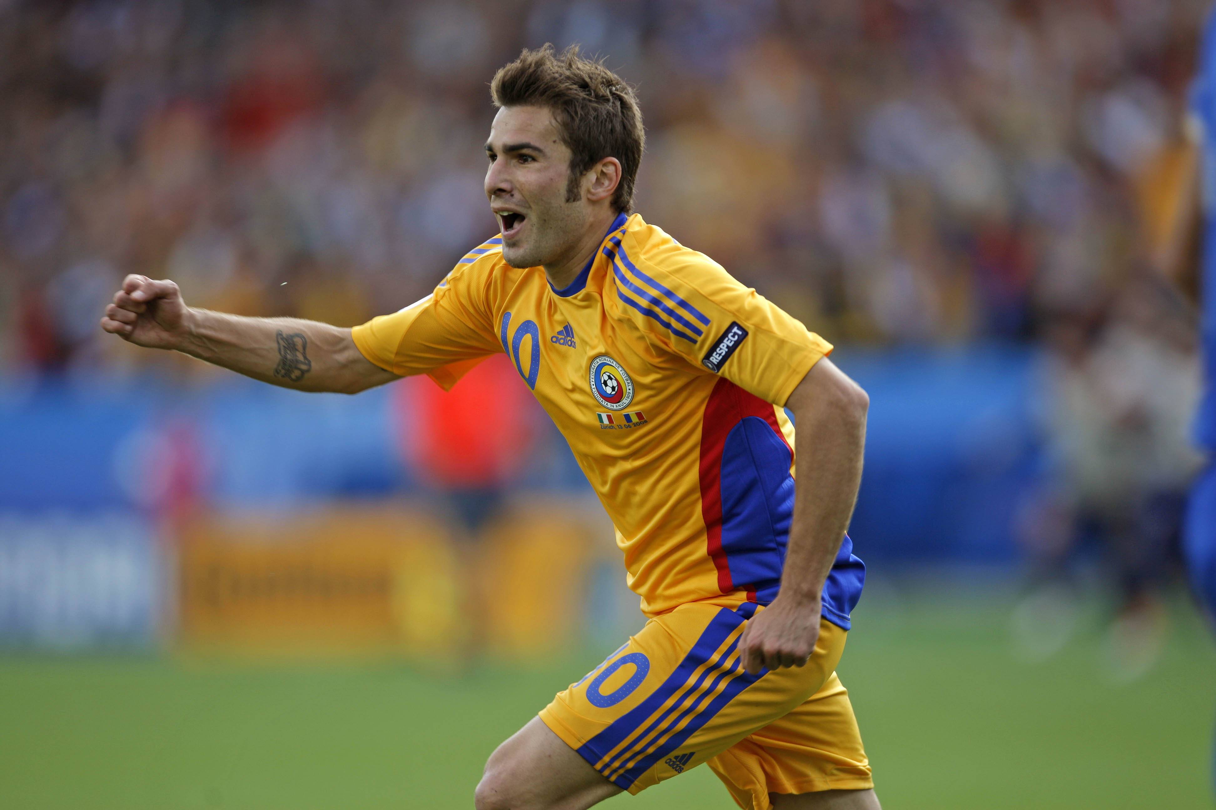 Adrian Mutu sărbătorind golul cu Italia de la EURO 2008 Foto: Imago Images