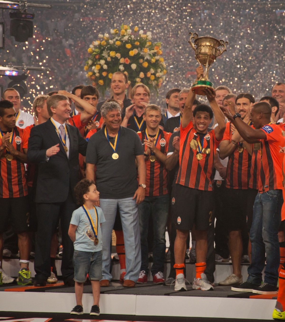 Taison a cucerit 7 trofee cu Mircea Lucescu la Shakhtar Foto: Imago