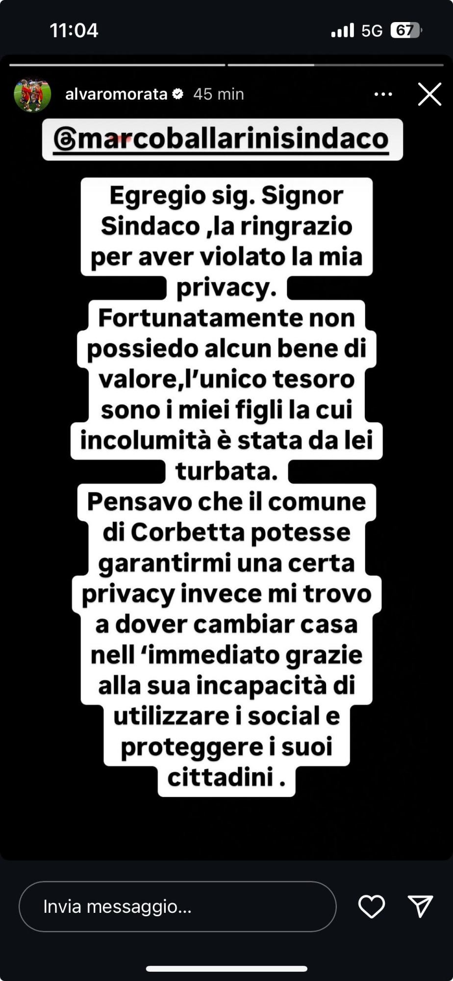 Mesajul postat de Morata 