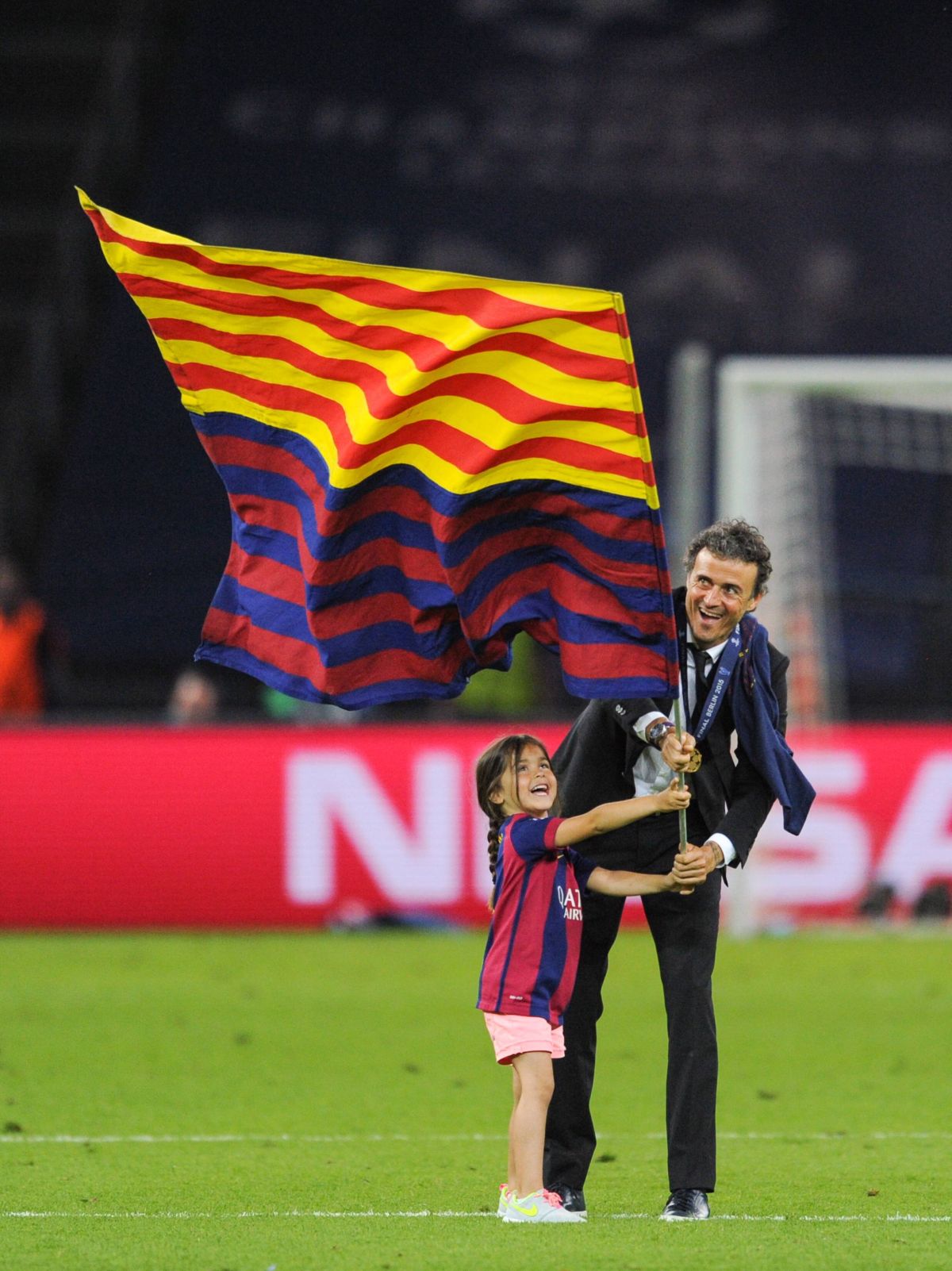 Xana și Luis Enrique (foto: Imago)