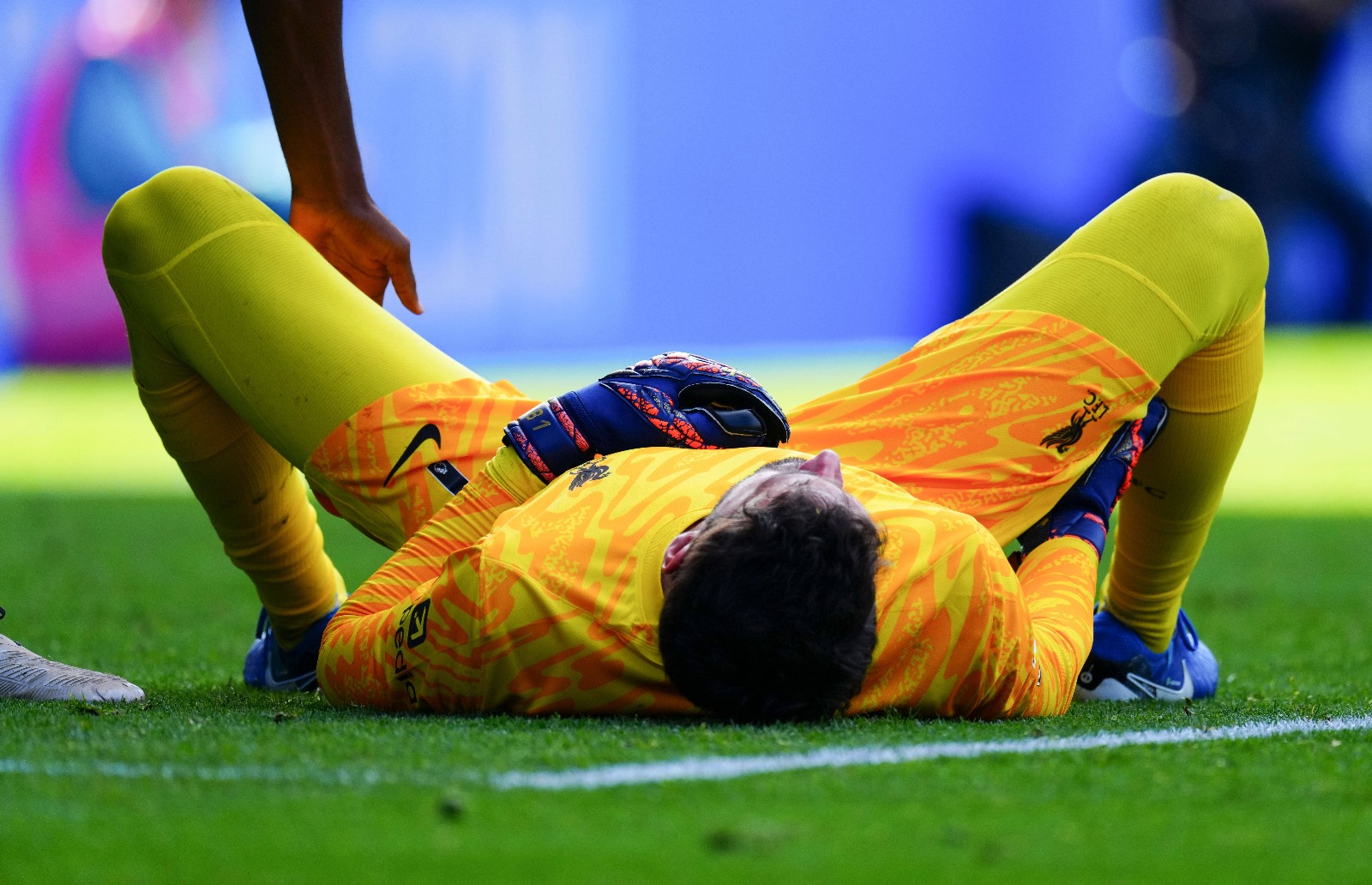 Alisson, accidentat contra lui Crystal Palace Foto: Imago