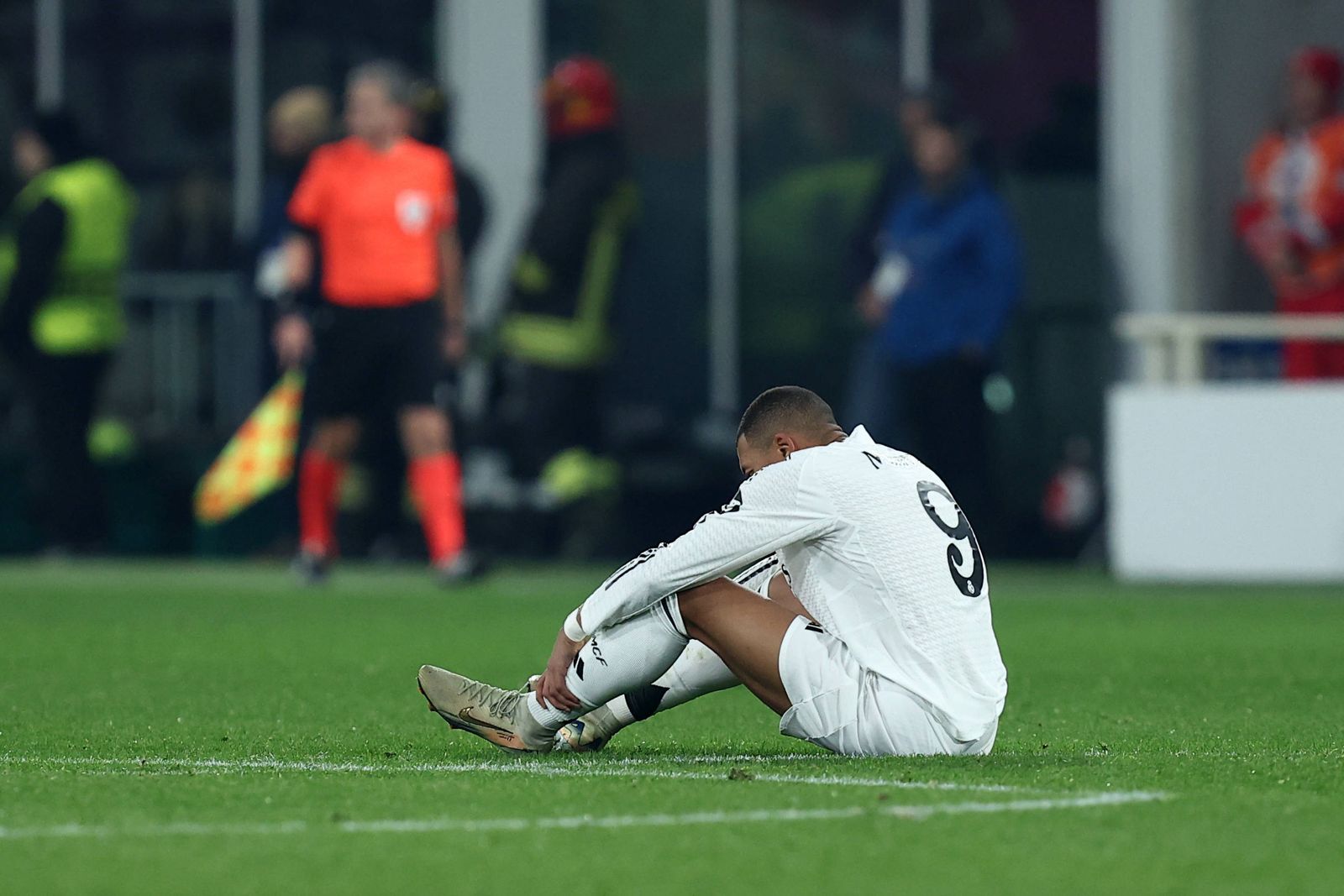 Kylian Mbappe s-a accidentat în meciul Atalanta - Real Madrid 2-3. Foto: IMAGO