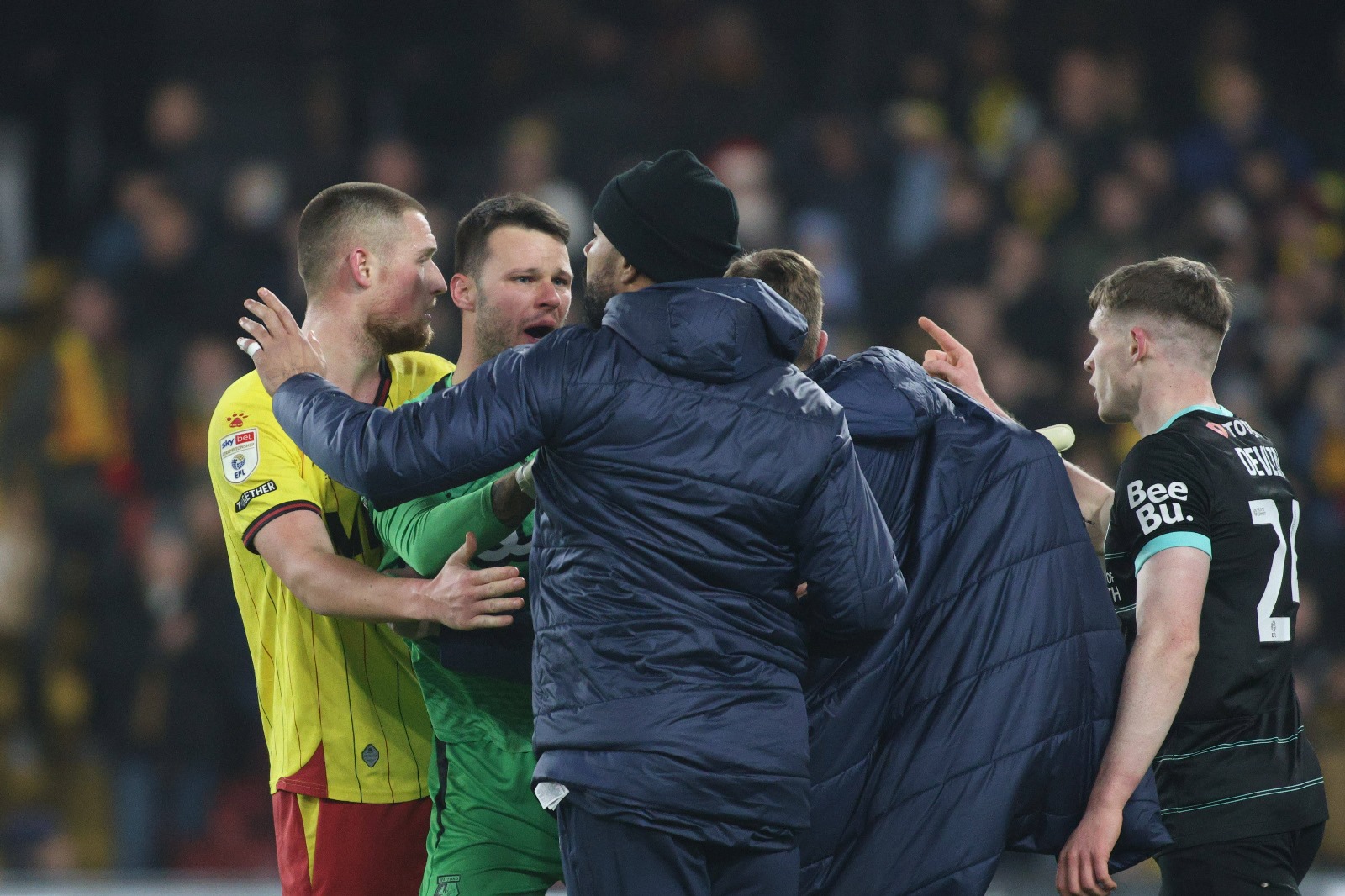 Spiritele s-au încins după Watford - Portsmouth 2-1. Foto: IMAGO