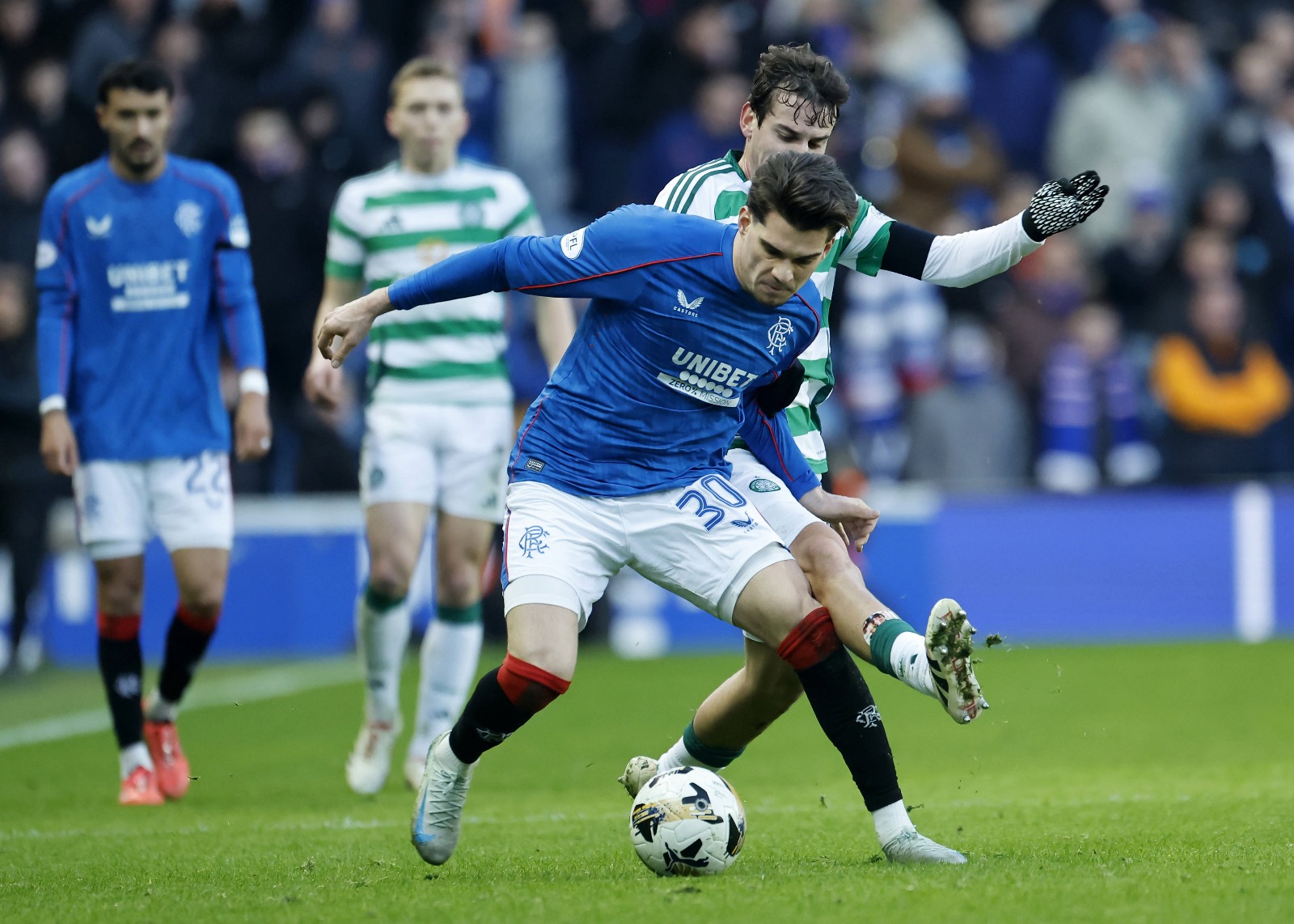 Hagi a primit nota 9 pe site-ul Rangers News după 3-0 cu Celtic Foto: Imago