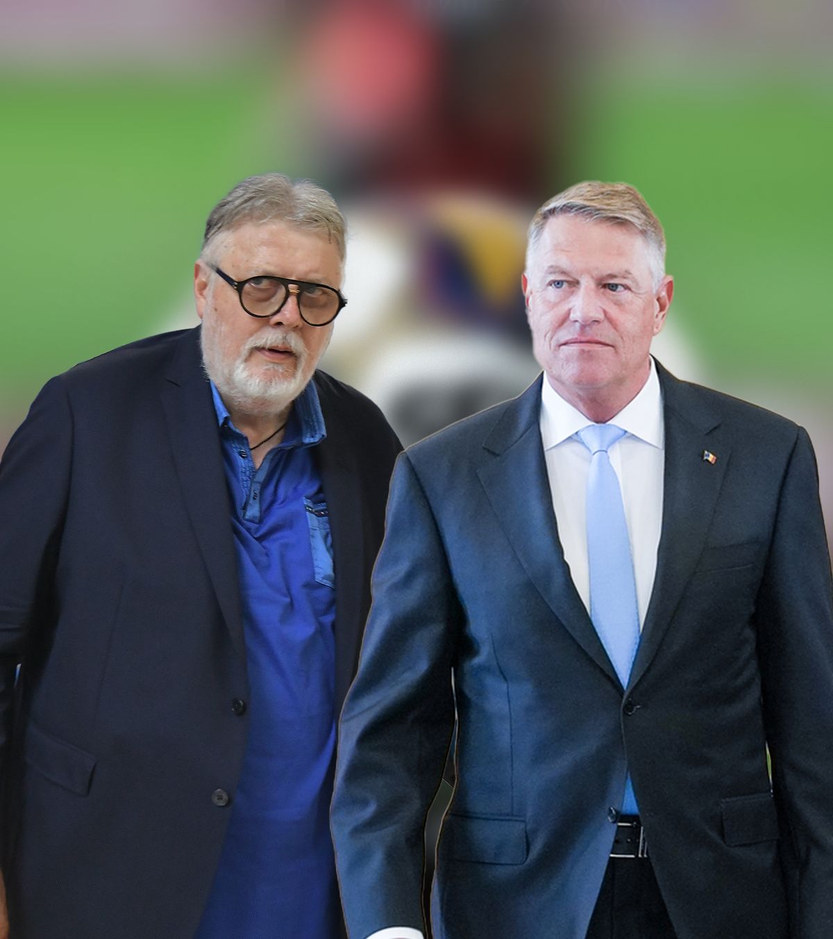 Gino Iorgulescu și Klaus Iohannis FOTO Montaj GOLAZO.ro